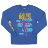 Kurama Glam Blue Long Sleeve Tee -Atsuko Sale Store LS8TLWYYH 1copy