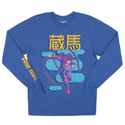 Kurama Glam Blue Long Sleeve Tee