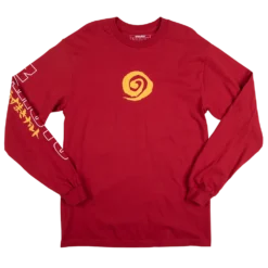 Red Naruto Uzumaki Long Sleeve