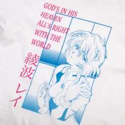 Evangelion Neon Genesis Rei White Long Sleeve 9 Evangelion Neon Genesis Rei White Long Sleeve -Atsuko Sale Store LS97SKNGE 3