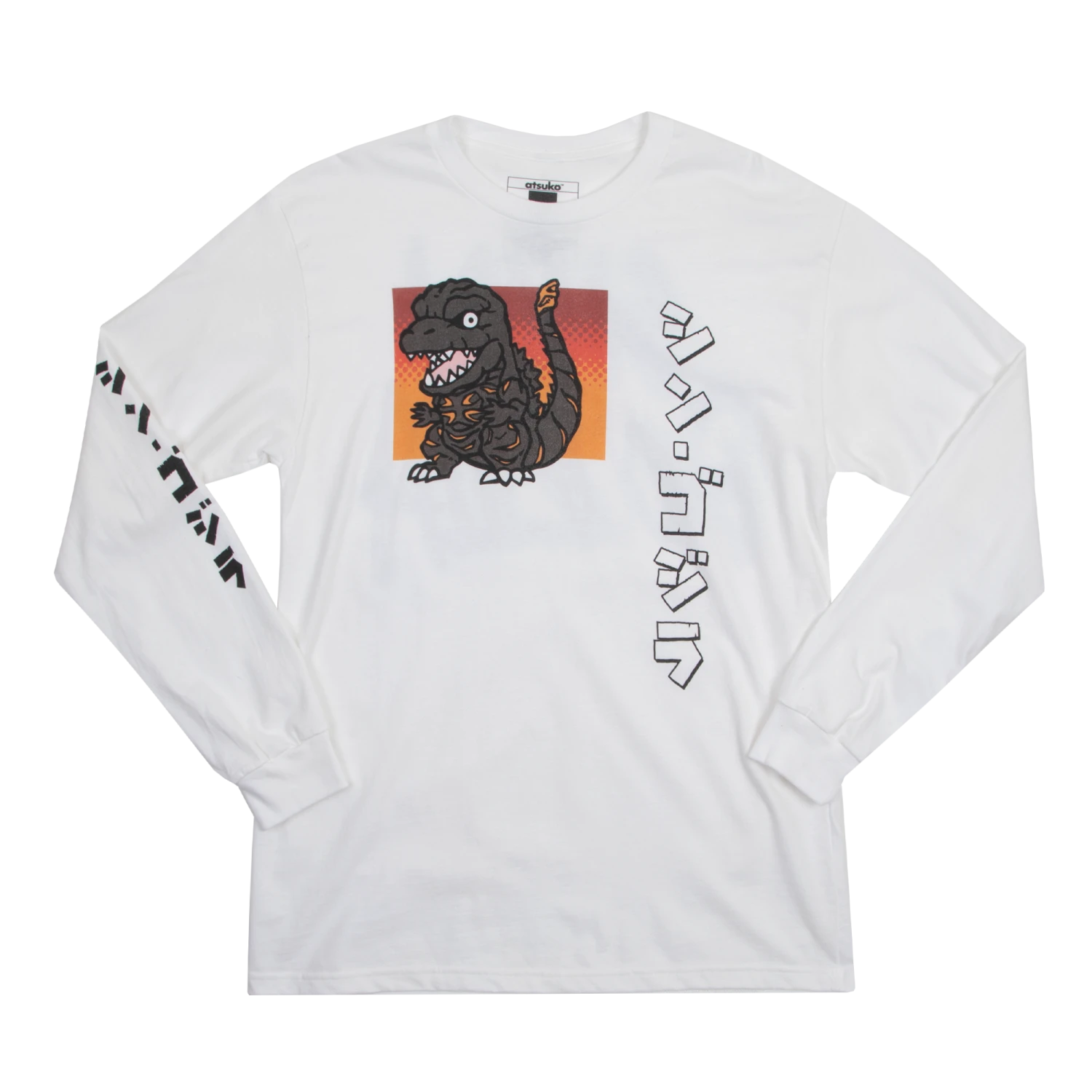 Shin Godzilla White Long Sleeve 3 Shin Godzilla White Long Sleeve