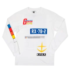 RX-78-2Beam Saber White Long Sleeve