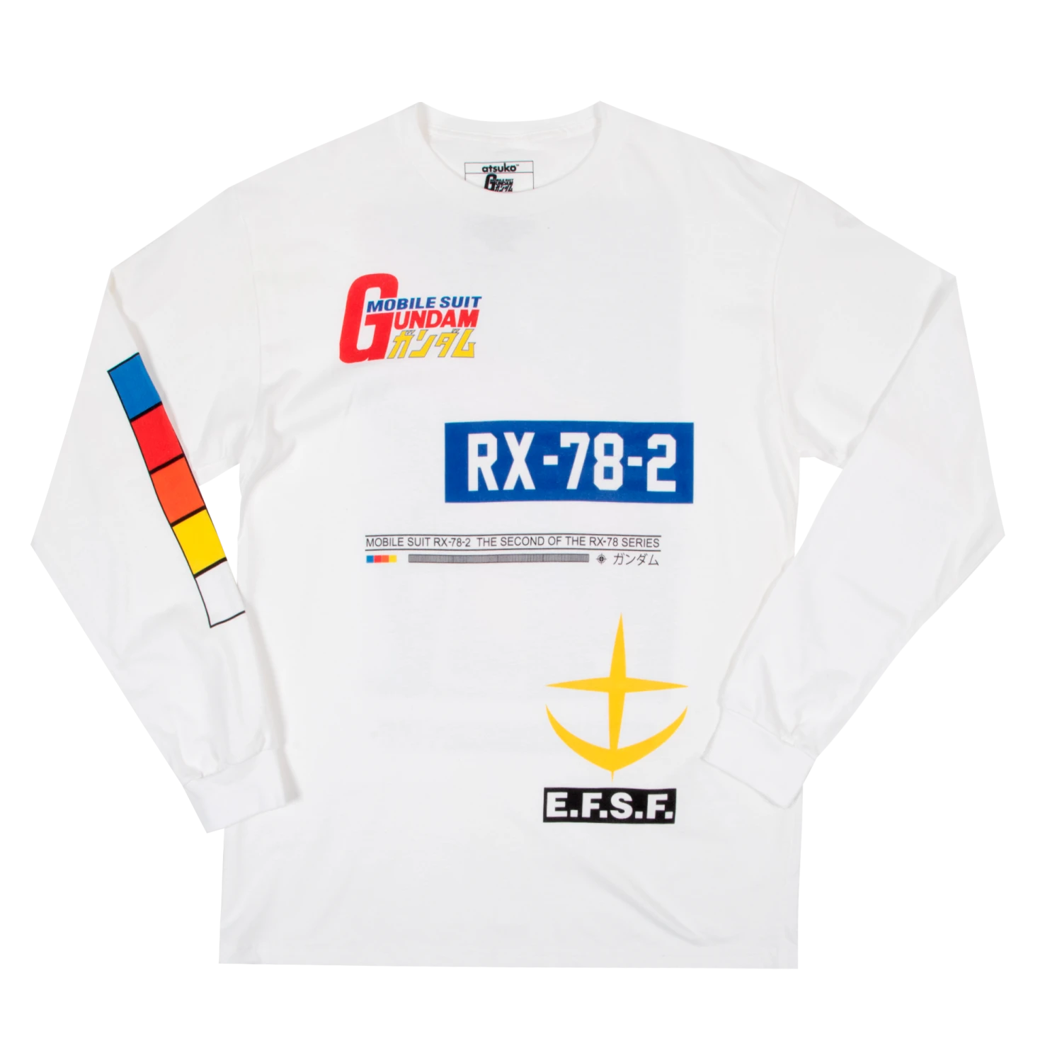 RX-78-2Beam Saber White Long Sleeve 3 RX-78-2Beam Saber White Long Sleeve