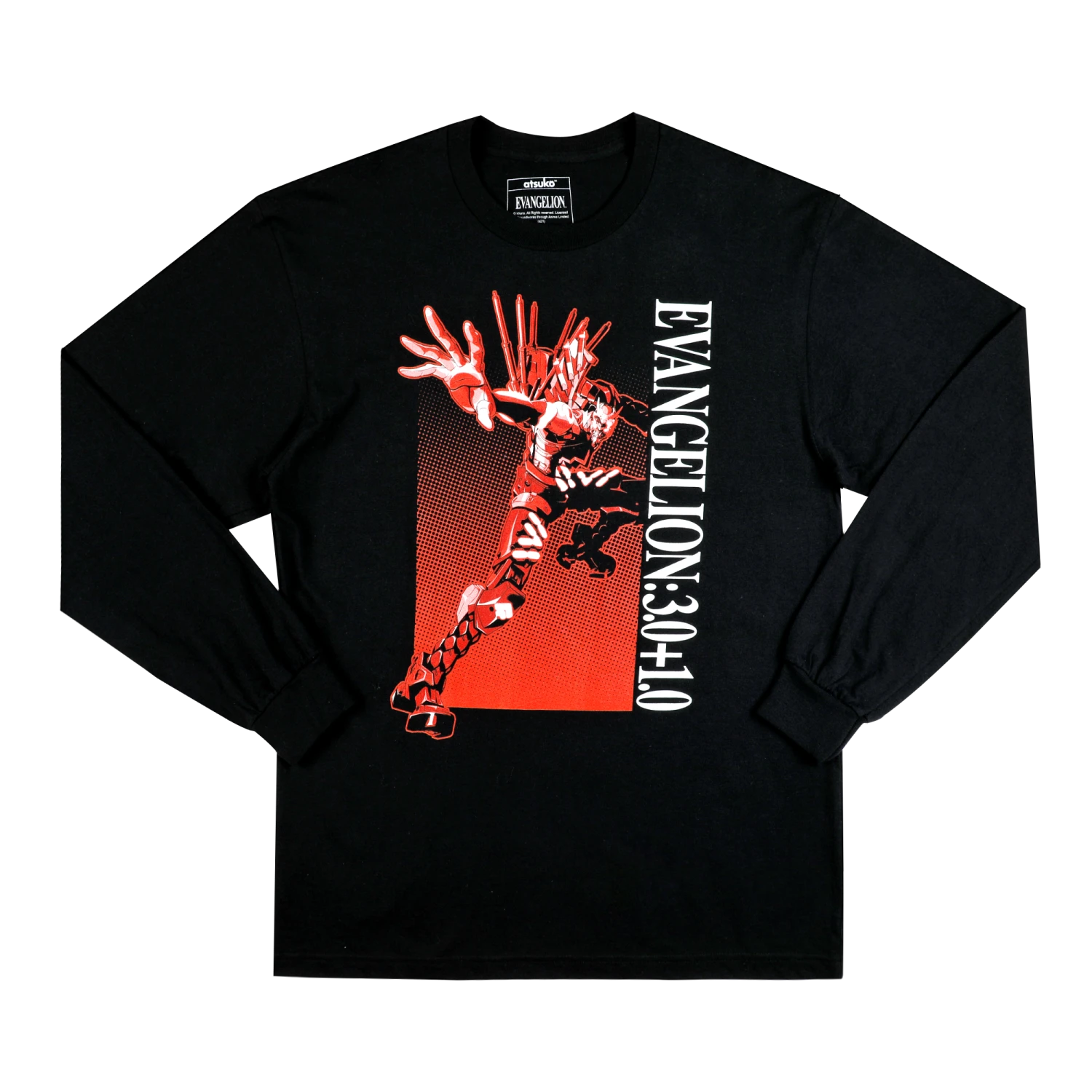 Thrice Upon A Time Eva Unit-02 Black Long Sleeve 3 Thrice Upon A Time Eva Unit-02 Black Long Sleeve