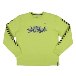 Eva Unit-01 Collage Lime Green Crew Neck Sweatshirt -Atsuko Sale Store LSA2JT5NGE 1