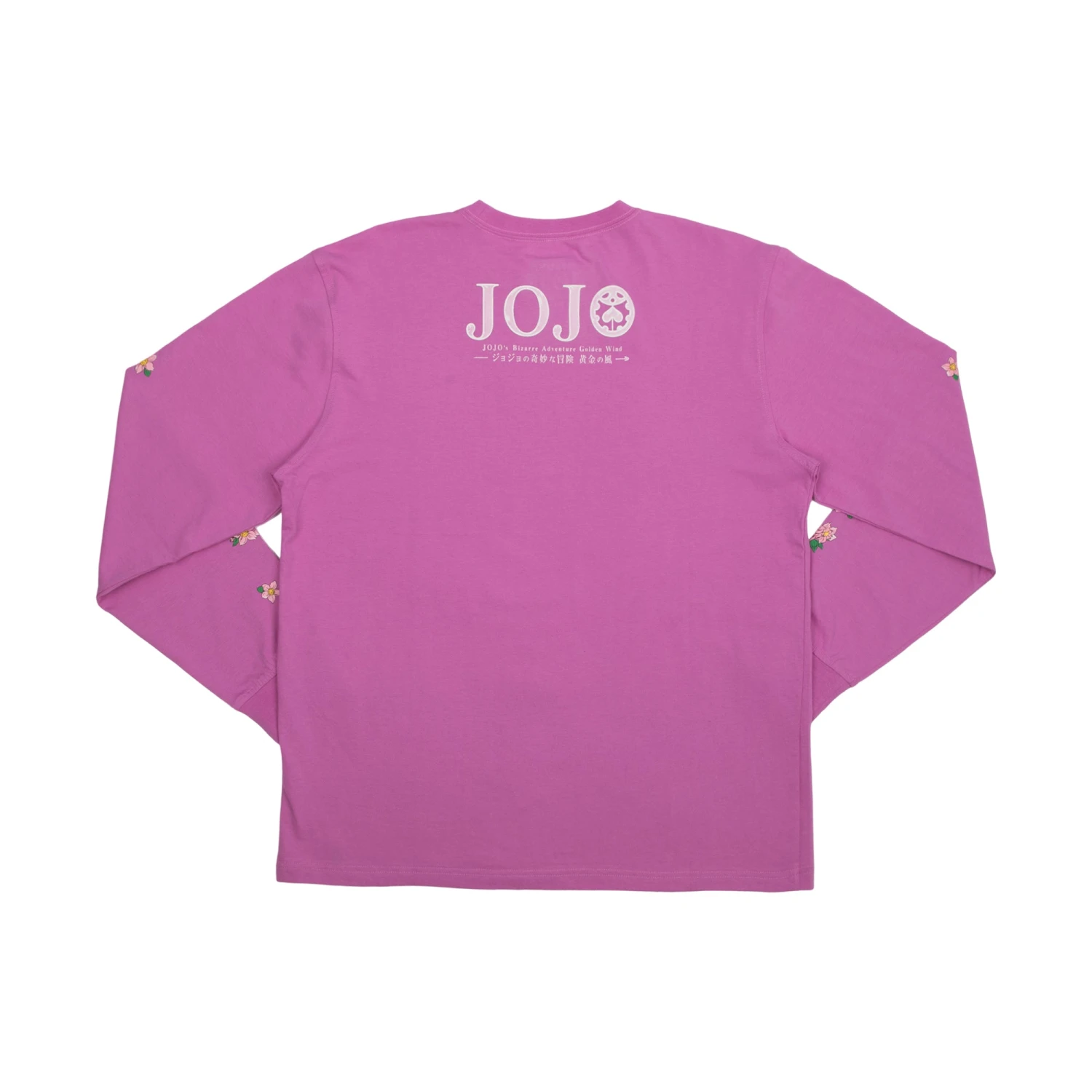 Golden Wind Giorno Floral Pink Long Sleeve 11 Golden Wind Giorno Floral Pink Long Sleeve - Image 9