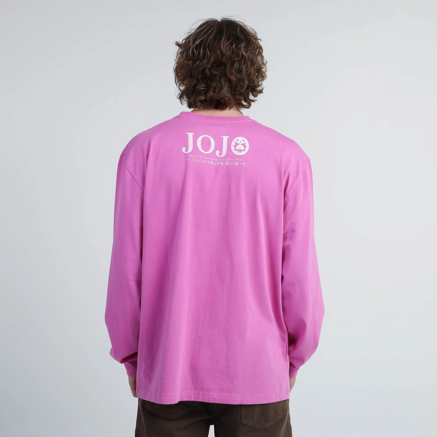 Golden Wind Giorno Floral Pink Long Sleeve 6 Golden Wind Giorno Floral Pink Long Sleeve - Image 4