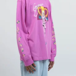 Golden Wind Giorno Floral Pink Long Sleeve 17 Golden Wind Giorno Floral Pink Long Sleeve -Atsuko Sale Store LSA51NXJOJ ecomm TARYNSMALL 2