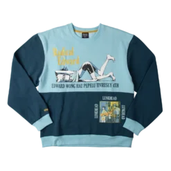 Radical Edward & Ein Patchwork Panel Crew Neck Sweatshirt 17 Radical Edward & Ein Patchwork Panel Crew Neck Sweatshirt -Atsuko Sale Store LSA57B3CBP 01