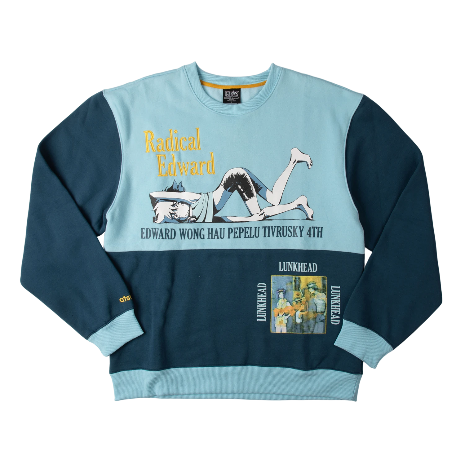 Radical Edward & Ein Patchwork Panel Crew Neck Sweatshirt 6 Radical Edward & Ein Patchwork Panel Crew Neck Sweatshirt - Image 4