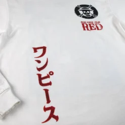 One Piece Film: Red Group White Long Sleeve Tee -Atsuko Sale Store LSA5CJ7OPR 2