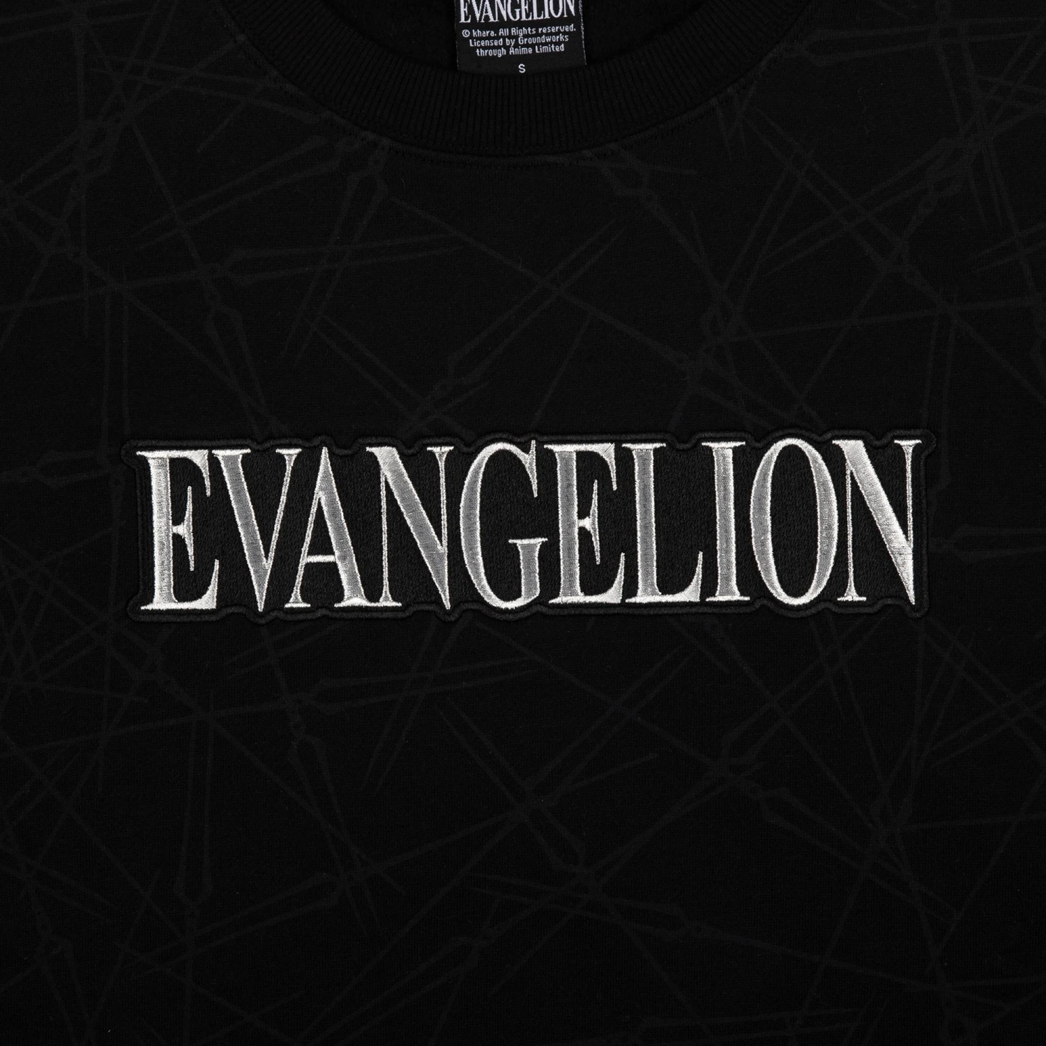 Evangelion Black Crew Neck Sweatshirt 7 Evangelion Black Crew Neck Sweatshirt - Image 5