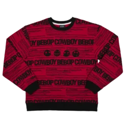 Cowboy Bebop Magenta Crew Neck Sweatshirt -Atsuko Sale Store LSA5V4VCBP 01