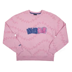 Yu Yu Hakusho Pink Crew Neck Sweatshirt 10 Yu Yu Hakusho Pink Crew Neck Sweatshirt -Atsuko Sale Store LSA5V4WYYH 01