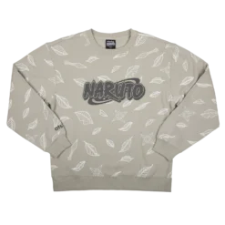 Naruto Grey Crew Neck Sweatshirt -Atsuko Sale Store LSA5V4ZNAR 01