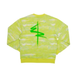 Edgerunner Lime Crew Neck Sweatshirt -Atsuko Sale Store LSA5V50CPE 004