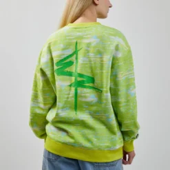 Edgerunner Lime Crew Neck Sweatshirt -Atsuko Sale Store LSA5V50CPE RachelSmall004
