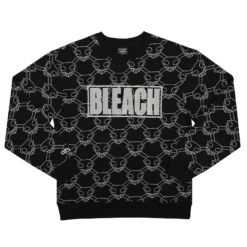 BLEACH Black Crew Neck Sweatshirt 9 BLEACH Black Crew Neck Sweatshirt -Atsuko Sale Store LSA62YMBLC 01