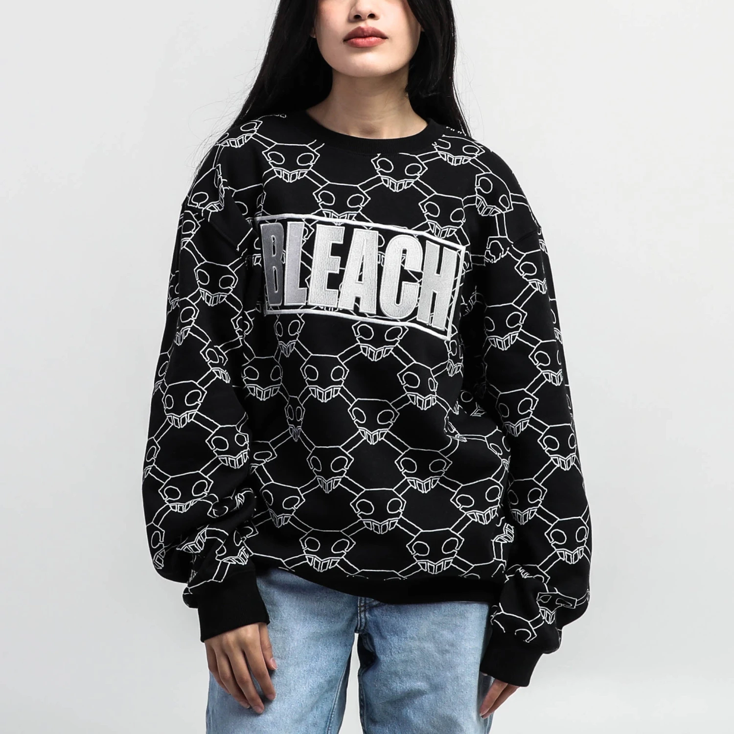 BLEACH Black Crew Neck Sweatshirt 4 BLEACH Black Crew Neck Sweatshirt - Image 2