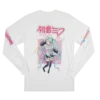 Digital Vibes Miku White Long Sleeve -Atsuko Sale Store LSM06TZCRP 1