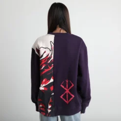 Guts Split Crew Neck Sweatshirt -Atsuko Sale Store LSM1DKJCRU ecomm 3