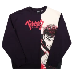 Guts Split Crew Neck Sweatshirt -Atsuko Sale Store LSM1DKJCRU 1