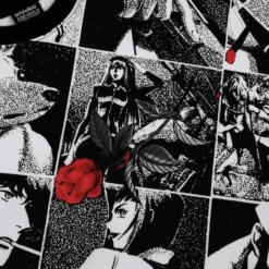 Manga Panels And Roses Crew Neck Sweatshirt -Atsuko Sale Store LSM1E2VCBP 3