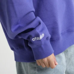 Demon Slayer Corps Blue Crew Neck Sweatshirt -Atsuko Sale Store LSM1U4TDMS ecomm 4