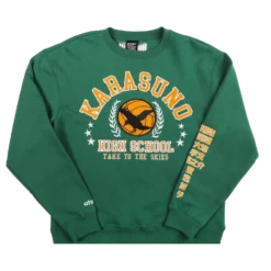 Karasuno High School Crew Neck Sweatshirt -Atsuko Sale Store LSM1U4ZCRU 1