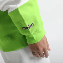 Eva Unit-01 Split Crew Neck Sweatshirt -Atsuko Sale Store LSM1UMJNGE ecomm 2