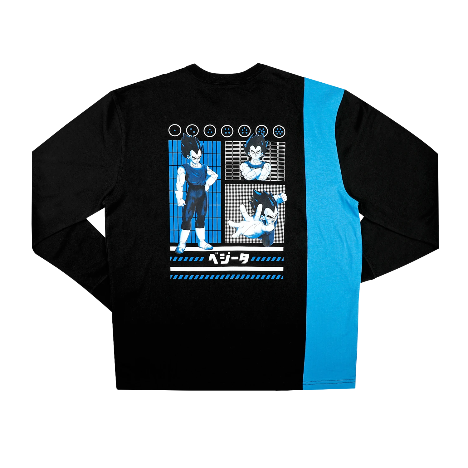 Vegeta Black Long Sleeve 4 Vegeta Black Long Sleeve - Image 2