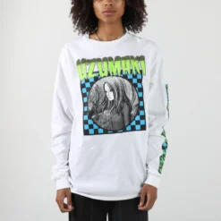 Uzumaki Glow In The Dark White Long Sleeve -Atsuko Sale Store LSM2CV6ITO ecomm