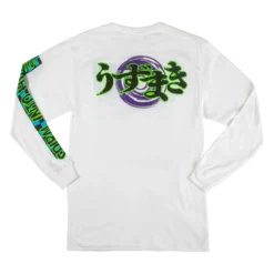 Uzumaki Glow In The Dark White Long Sleeve -Atsuko Sale Store LSM2CV6ITO 2 1