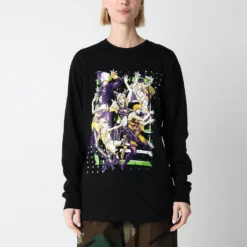Stone Ocean Group Black Long Sleeve -Atsuko Sale Store LSM51X3JOJ ecom3