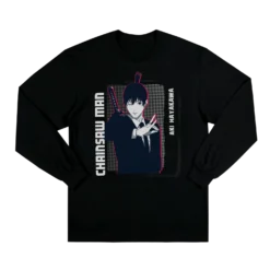 Aki Hayakawa Black Long Sleeve -Atsuko Sale Store LSM58P2CRU 1front