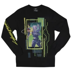 David & Lucy Circuits Black Long Sleeve