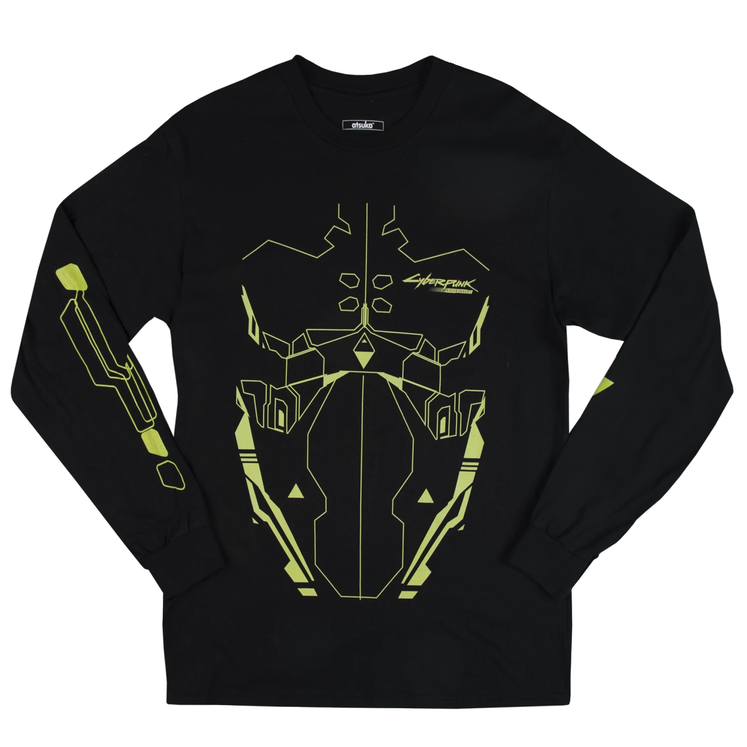 Sandevistan Speedware Black Long Sleeve Tee 3 Sandevistan Speedware Black Long Sleeve Tee