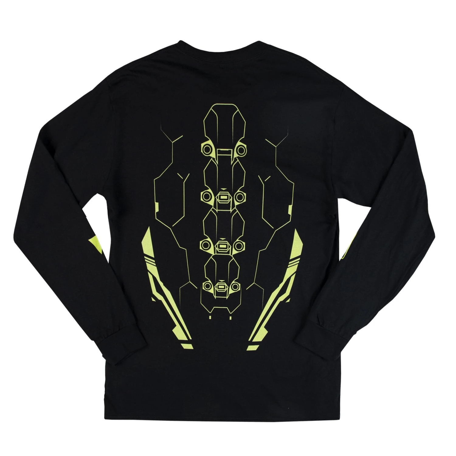 Sandevistan Speedware Black Long Sleeve Tee 4 Sandevistan Speedware Black Long Sleeve Tee - Image 2