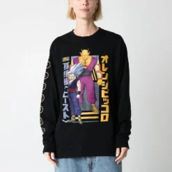 Gohan & Piccolo Black Long Sleeve Tee -Atsuko Sale Store LSM5AJ2DBH ecom3
