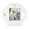 Action Panels White Long Sleeve