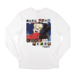 This Land Is Made Of Love And Peace White Long Sleeve