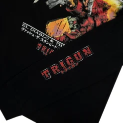 Vash And Wolfwood Black Long Sleeve -Atsuko Sale Store LSM6B3CTRI 04