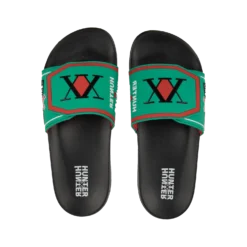 Hunter Association Logo Green Velcro Slides