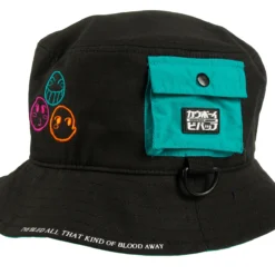Ed Smiley Black Bucket Hat -Atsuko Sale Store OBA1PT8CBP 03