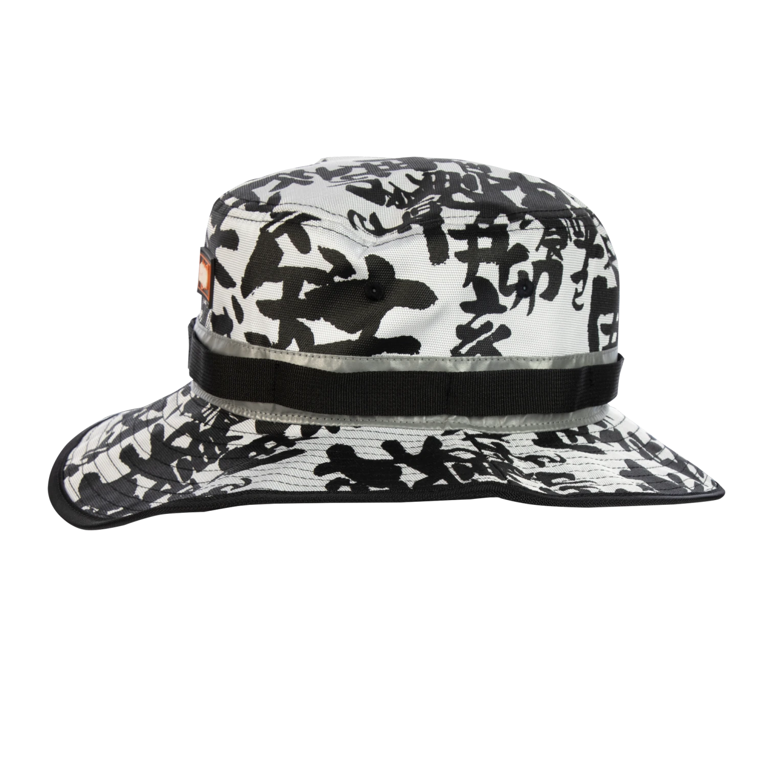 Naruto Allover Black & White Print Boonie Hat 6 Naruto Allover Black & White Print Boonie Hat - Image 4