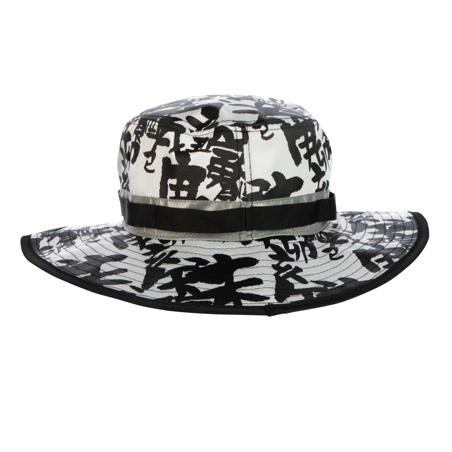 Naruto Allover Black & White Print Boonie Hat 5 Naruto Allover Black & White Print Boonie Hat - Image 3