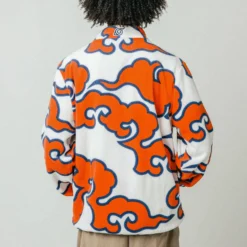 Naruto Orange Clouds Zip-Up Polar Fleece -Atsuko Sale Store OWA57APNAR ecom04 1
