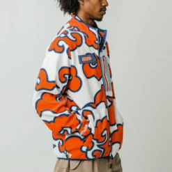 Naruto Orange Clouds Zip-Up Polar Fleece -Atsuko Sale Store OWA57APNAR ecom06 1