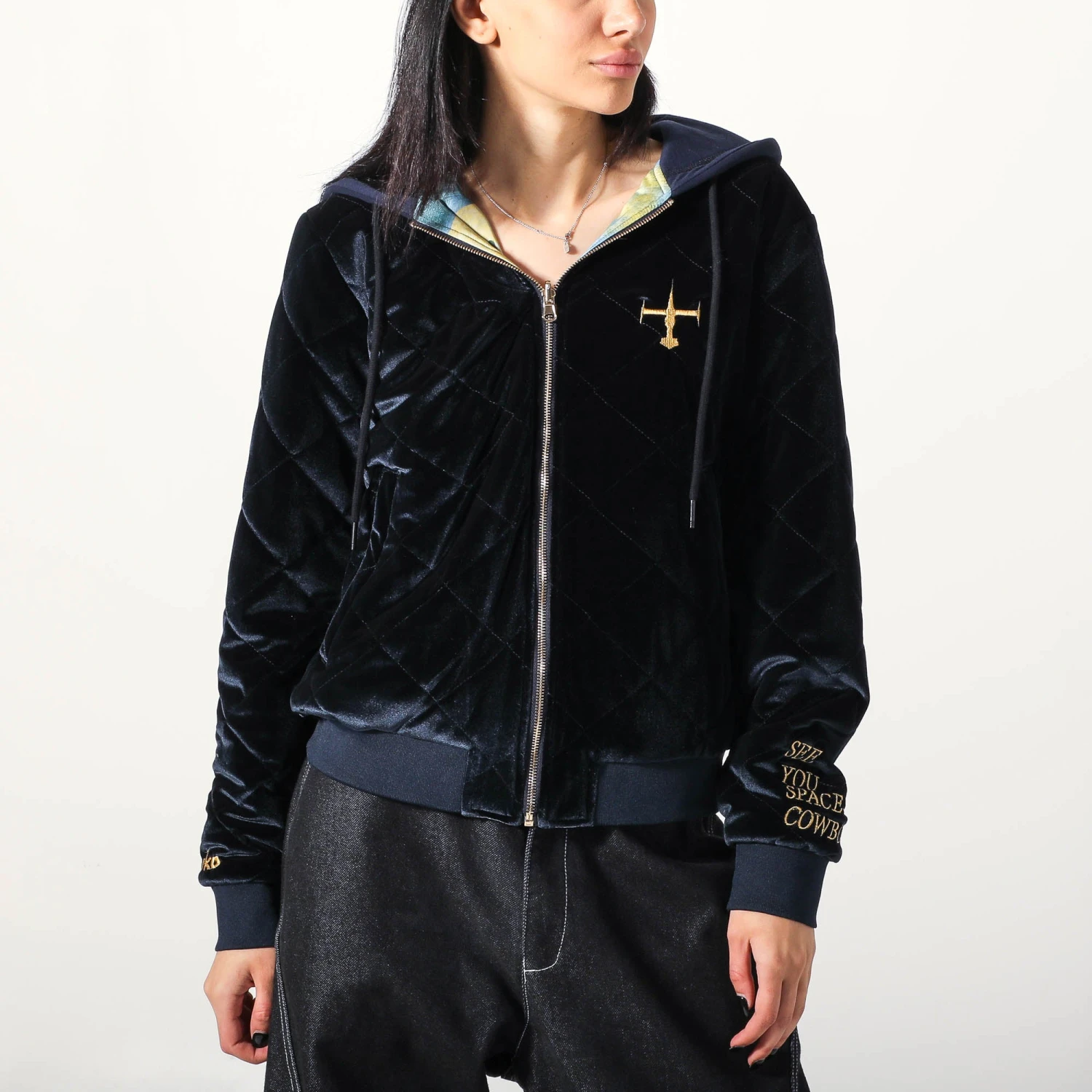 See You Space Cowboy Reversible Hooded Bomber Jacket 4 See You Space Cowboy Reversible Hooded Bomber Jacket - Image 2