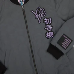 Eva Unit-01 Reversible Bomber Jacket -Atsuko Sale Store OWA57XRNGE 006